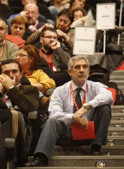 Gaspar Llamazares, en un momento de la asamblea.