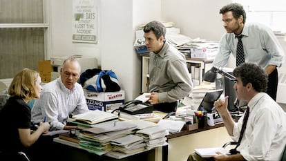 Un momento de 'Spotlight', de Tom McCarthy, que ganó el Oscar a mejor película en 2016.