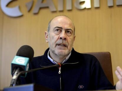 El alcalde de Allariz, Francisco García Suárez, hoy.