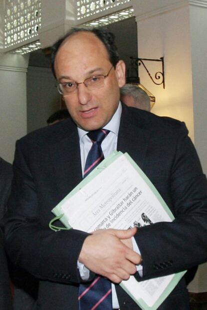 Peter Caruana, primer ministro de Gibraltar.