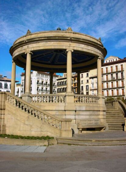 La Plaza del Castillo, en el corazón de Pamplona