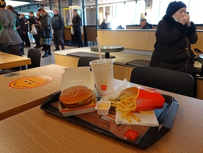 A McDonald's restaurant in Moscow