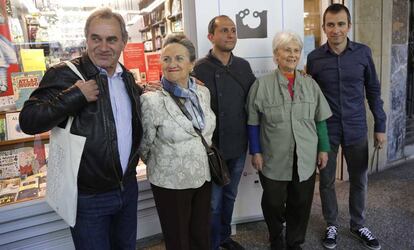 Encuentro de viejos y jóvenes libreros en San Sebastián