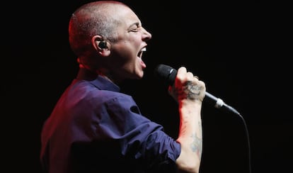 Sinéad O’Connor, durante un concierto en Sydney Australia en 2015.