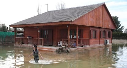 Daños causados en los alrededores de Alfocea.