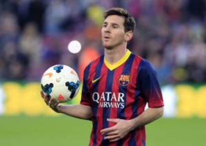 El delantero argentino del FC Barcelona Lionel Messi. EFE7Archivo