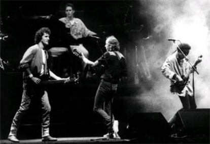 Concierto de Dire Straits en Madrid en 1985.