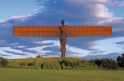 'El ángel de la noche', a las afueras de Newcastle.