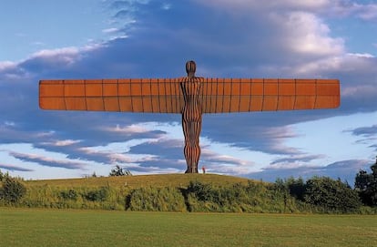 &#039;El &aacute;ngel de la noche&#039;, a las afueras de Newcastle.