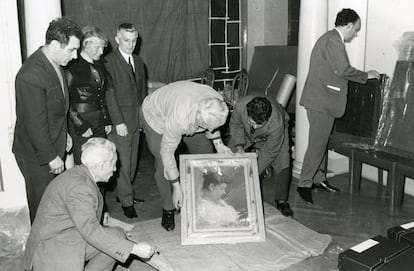 'Retrato de la madre de Picasso', de 1896, una de las obras retiradas del piso de paseo de Gracia en mayo de 1970, tras la donación del artista.