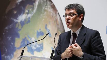 &Aacute;lvaro Nadal, ministro de Energia, este viernes en las jornadas sobre cambio clim&aacute;tico.