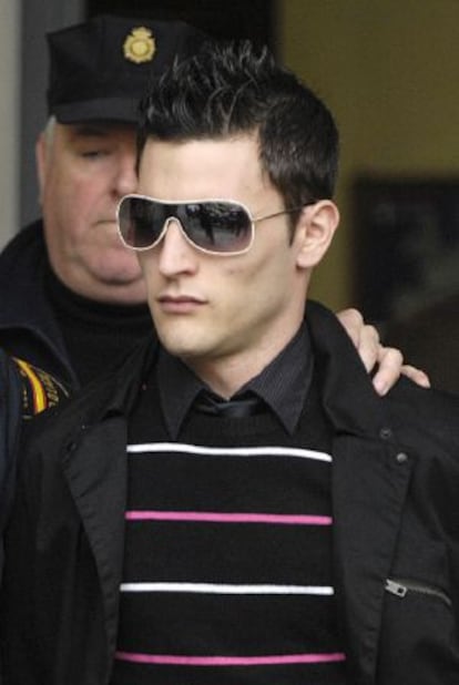 Samuel Benítez, durante el juicio por el asesinato de Marta del Castillo.