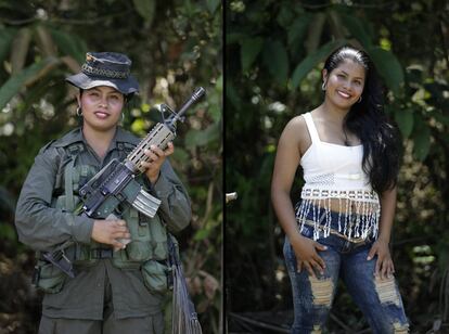 Johana, de 19 anos, passou seis nas FARC e gostaria de estudar enfermagem depois da desmobilização como parte do acordo de paz com o governo colombiano.