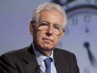 Monti, el domingo en un programa de la RAI.