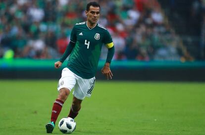 Márquez en el amistoso contra Escocia.