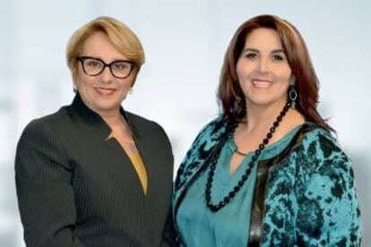 Mercy Cabrera y Odalys Arévalo.