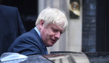 O primeiro-ministro britânico, Boris Johnson, nesta quarta-feira.