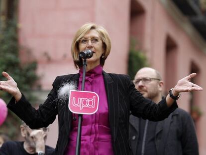 Rosa D&iacute;ez, en un acto en Madrid.