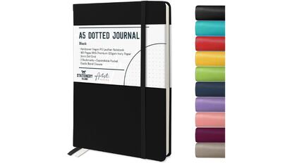 Libreta Bullet Journal con más de 7.000 valoraciones y un tamaño A5, varios colores
