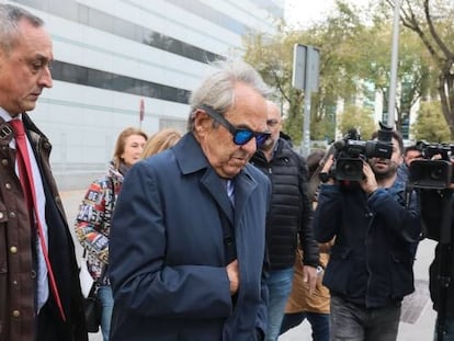 Jaime Botín, a su llegada a los juzgados en noviembre de 2019.