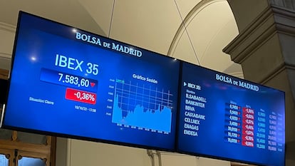 Indice de la Bolsa española.