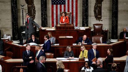 Sesión de la Cámara de Representantes donde se decidió el procedimiento del 'impeachment'.