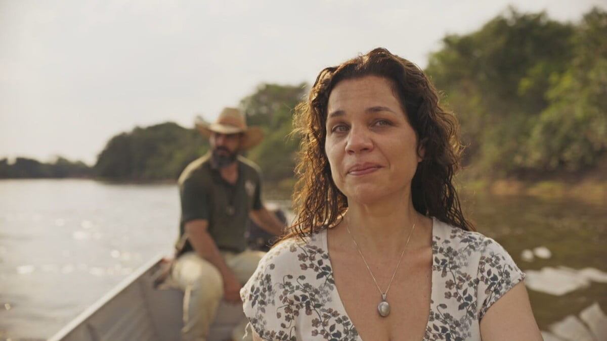 Isabel Teixeira como Maria Bruaca en 'Pantanal'.