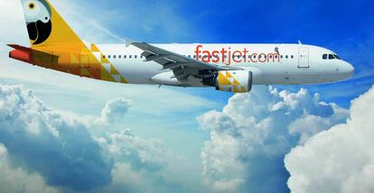 Un avión de FastJet.