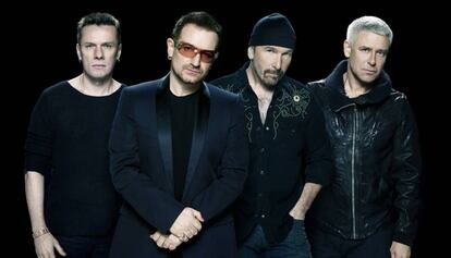 Els membres d'U2.