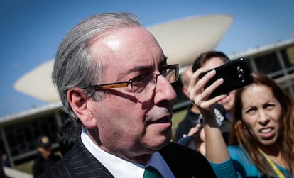 Eduardo Cunha, nesta quinta, em Brasília.