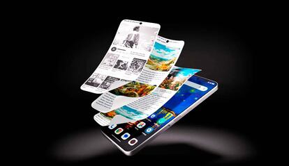 Pantalla TCL NXTPAPER en un móvil