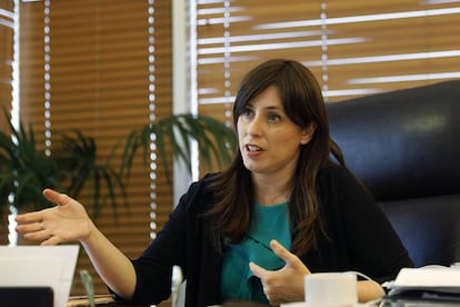 Viceministra de Exteriores israelí, Tzipi Hotovely, en su oficina durante una entrevista con EL PAÍS.