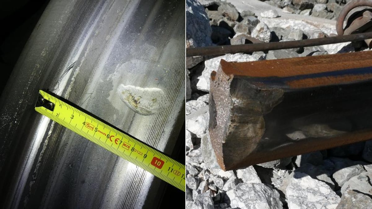 El primer informe oficial apunta a que el vagón 6 del Iryo descarriló por la fractura de la vía en Adamuz