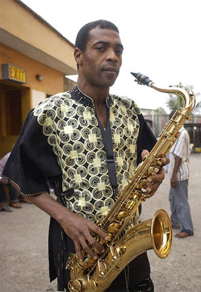 El músico nigeriano Femi Kuti.