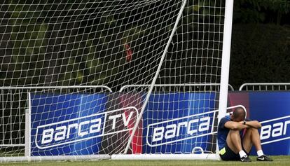 Guardiola, en un entrenamiento en 2009.