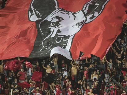 Torcedores dos “Xolos” de Tijuana, onde Daniel Gómez jogava.