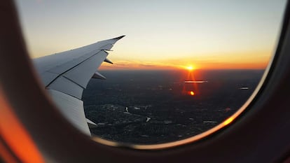 Ventana de un avión