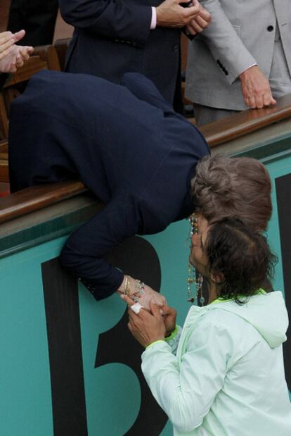 La Reina felicita a Nadal.