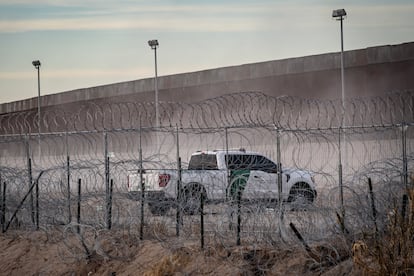 Patrulla fronteriza de El Paso, Texas, el 22 de enero de 2025.