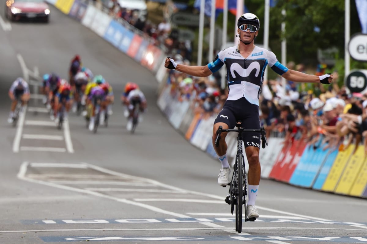 The cyclist Javier Romo persists, resists and wins the third stage in the Tour Down Under