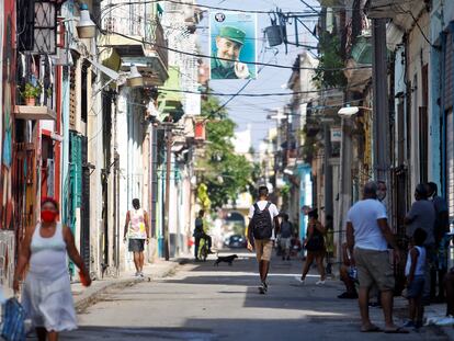 Una de las calles de La Habana, el pasado 16 de octubre.