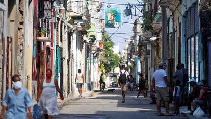 Una de las calles de La Habana, el pasado 16 de octubre.