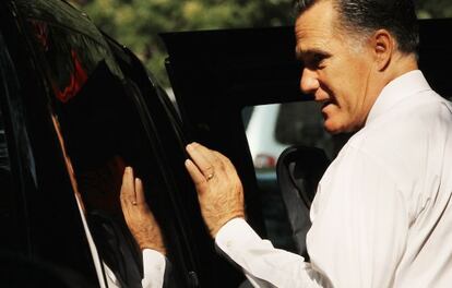 Romney, durante una visita a Nueva York.