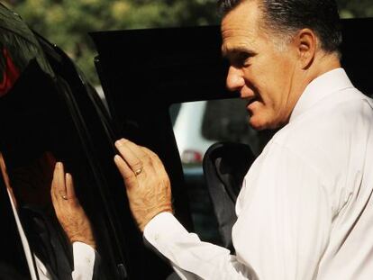 Romney, durante una visita a Nueva York.