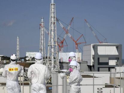 Trabajos de inspecci&oacute;n en Fukushima, en una imagen de 2016. 
 