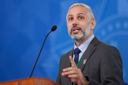 O médico Luciano Dias Azevedo em agosto do ano passado, no Palácio do Planalto.