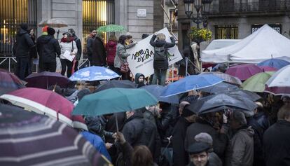 Centenares de personas protestan en Barcelona en defensa de la inmersi&oacute;n ling&uuml;&iacute;stica