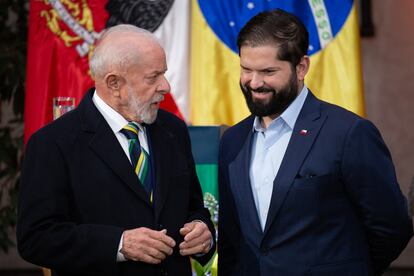 Lula da Silva y Gabriel Boric