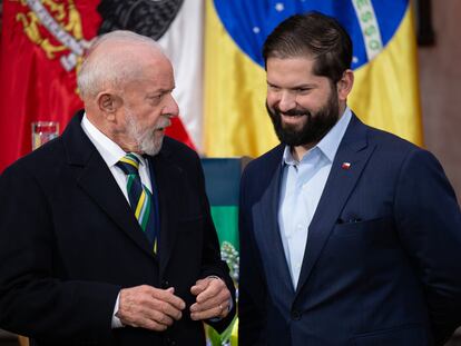 Lula da Silva y Gabriel Boric