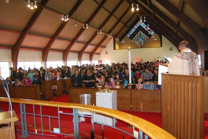 Mass at the Anglican/Episcopal Iglesia San Mateo, January 25, 2023.